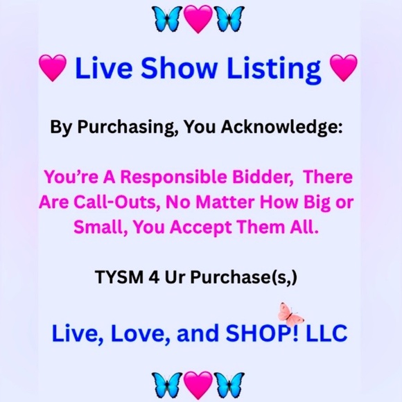 🦋 UNLISTED LIVE ITEM - SOLD AS IS!🦋 - Picture 3 of 4